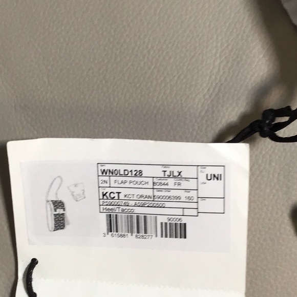 🆕 BALMAIN Reposhed 1945 Jacquard Monogram Phone Crossbody Bag Olive/ Orange - Picture 12 of 14